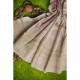 Exclusive Antique White Embroidered Tussar Saree by Abaranji 